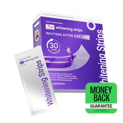 👨‍⚕️Purple Teeth Whitening Strips:Revolutionary Dissolving Diamond Series Technology with Hydroxyapatite 💎