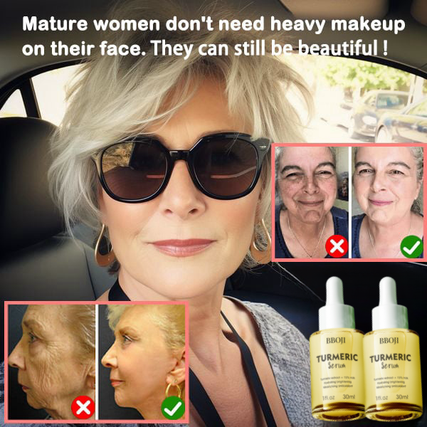 BBOJI™ Turmeric Milk Face Serum – Anti-Aging & Skin Brightening with Hyaluronic Acid, Niacinamide & Milk Extract