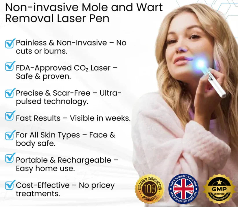 🔥【OFFICIAL STORE】LOVILDS™ Non-Invasive Mole and Wart Removal Laser Pen